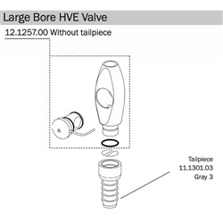 Adec HVE Valve - 15mm