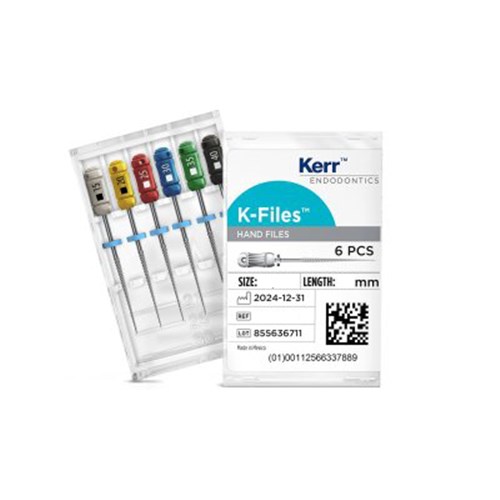 KE-8218021 - KERR K File 21mm Assorted Size Size 15-40 Pack of 6