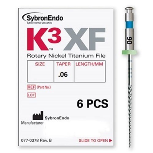 KE-8236301 - K3 XF File 21mm Size 30 .06 Taper Pack of 6