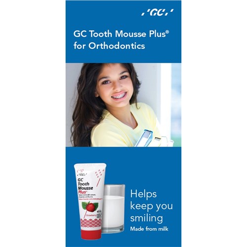 GC TOOTH MOUSSE PLUS - Ortho Patient Brochure, 25-Pack