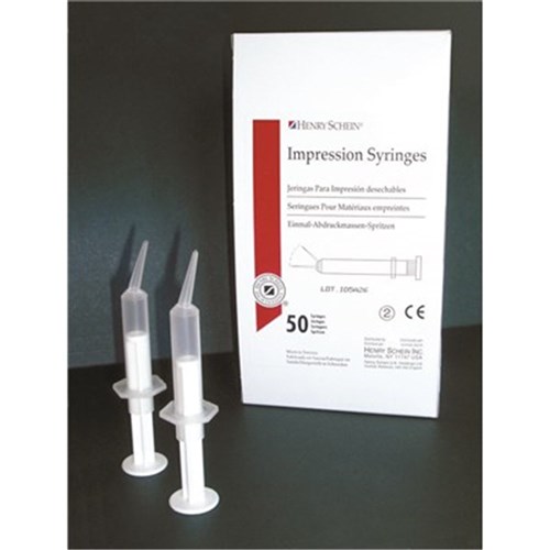 Henry Schein Impression Syringe - Disposable - 5ml, 50-Pack