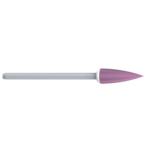 Komet Ceramic Polisher - 94001M - Pink - Medium - Size 055 - Straight (HP), 1-Pack