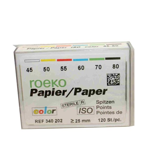 ROEKO Paper Points Asst 45-80 Colour Coded Draw Box of 120