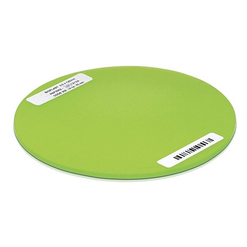 Scheu Bioplast - 125 x 3mm - Neon Green Round, 10-Pack