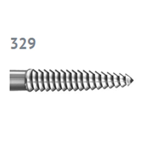Komet Steel Mandrel - 329 - Spindle Shape Polishers - Straight (HP), 6-pack