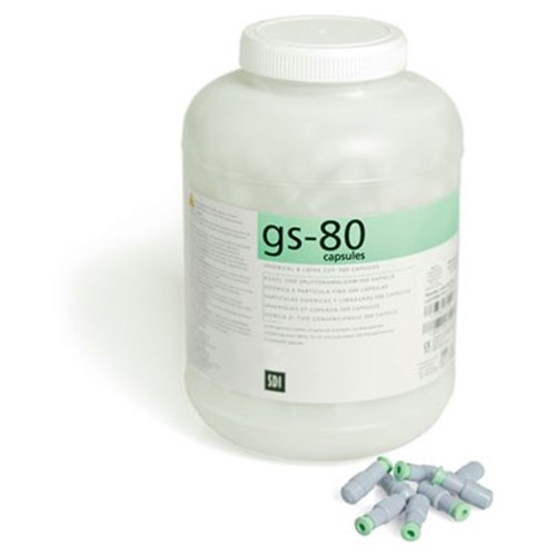 GS80 2 Spill Fast Set Jar of 500 capsules