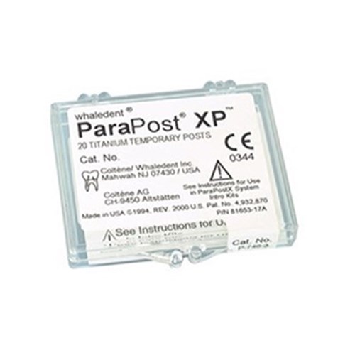 ParaPost XP Titanium Temporary Size 4 Yellow Pk 20