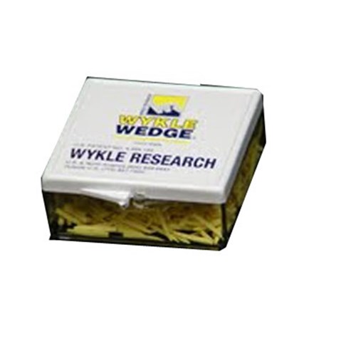 WYKLE Wedges #713 Yellow 13mm Pack of 500