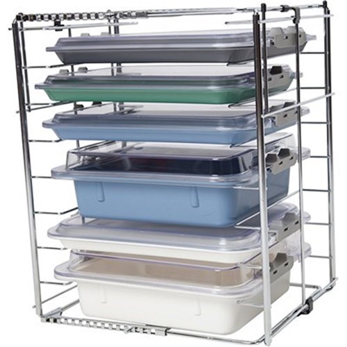 Multi-Mod Rack 8 Place Holds 8 Trays or 4 Tubs