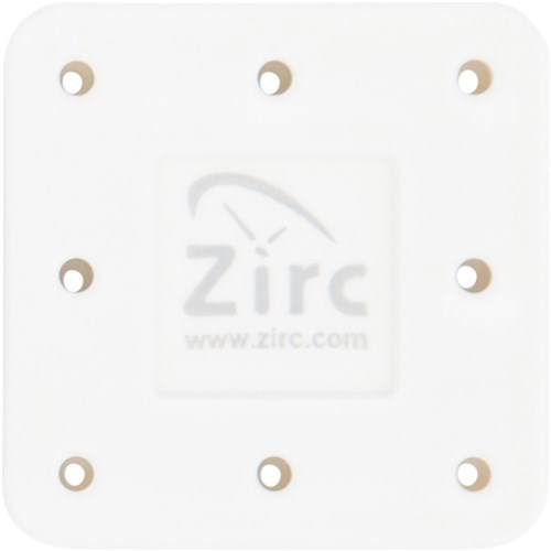Zirc Magnetic Bur Block - Small - 8 Holes - White
