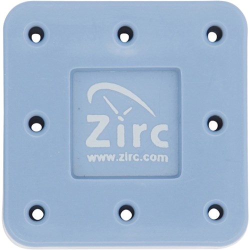Zirc Magnetic Bur Block - Small - 8 Holes - Blue