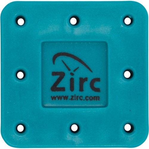 Zirc Magnetic Bur Block - Small - 8 Holes - Teal