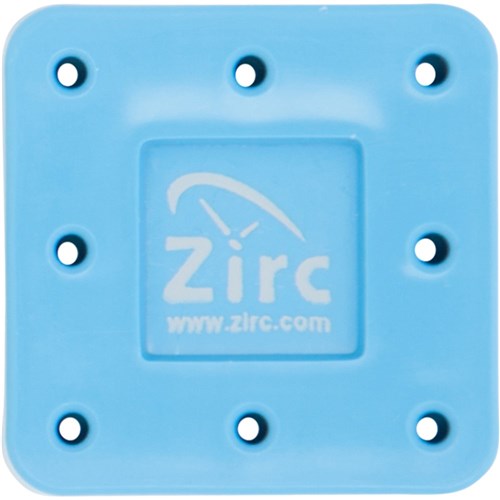 Zirc Magnetic Bur Block - Small - 8 Holes - Neon Blue