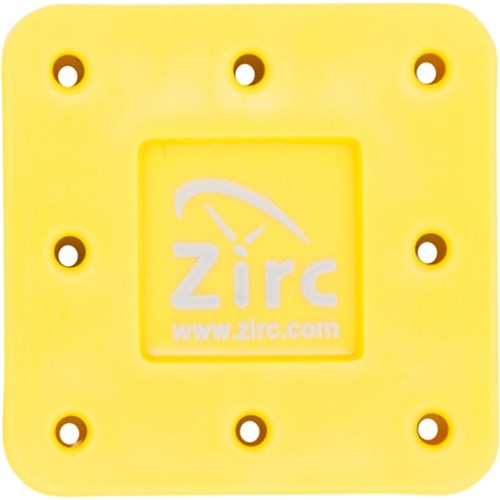 Zirc Magnetic Bur Block - Small - 8 Holes - Neon Yellow