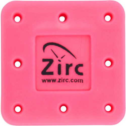 Zirc Magnetic Bur Block - Small - 8 Holes - Neon Pink