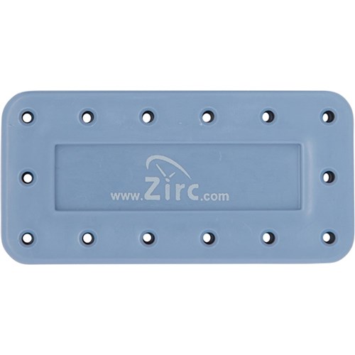 Zirc Magnetic Bur Block - Large - 14 Holes - Blue