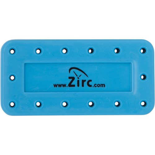 Zirc Magnetic Bur Block - Large - 14 Holes - Neon Blue
