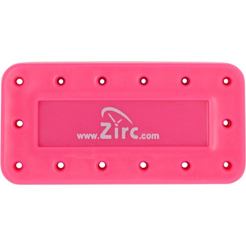 Zirc Magnetic Bur Block - Large - 14 Holes - Neon Pink