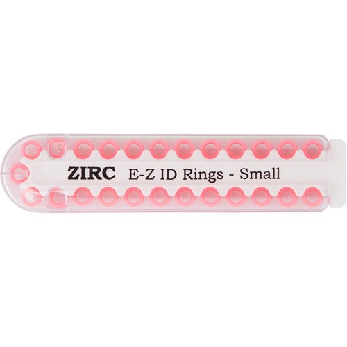 E Z ID Rings for Instruments Small Neon Pink 3.18mm Pk 25