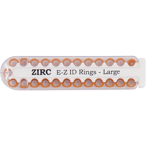 E Z ID Rings for Instruments Large Copper Pack of 25