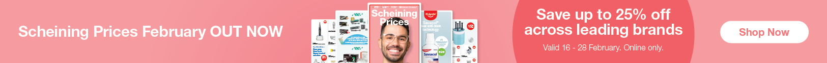Scheining Prices Banner