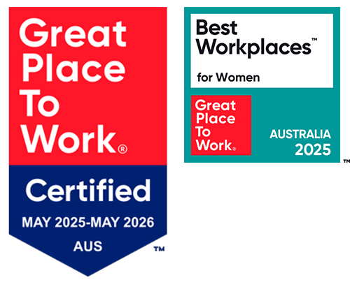 Great Place to Work and Best Workplaces for Women Logos