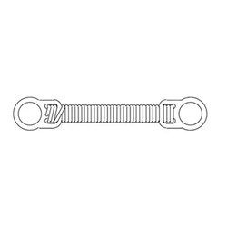 3M Unitek 344-200 Unitek Nitinol Closed Coil Spring 9 mm Medium, 10-Pack
