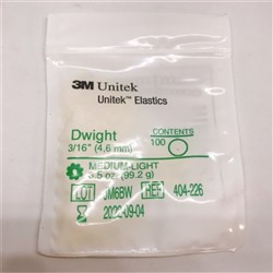 Latex Elastics 3M/Pk Med-Light 3 1/2 Oz 3/16" Dwigh