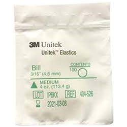 Latex Elastics 3M/Pk Med 4 Oz 3/16" Bill