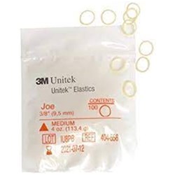 Latex Elastics 3M/Pk Med 4 Oz 3/8" Joe