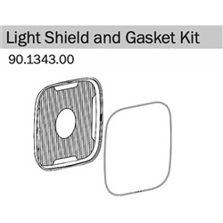 LENS SHIELD+GASKET LED LIGHTS