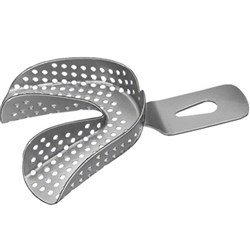Aesculap Stainless Steel Impression Tray - Size UB2 - Lower - 73mm x 58mm