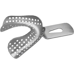 Stainless Steel Impression Tray Edent Lower 70 x 48mm #1