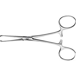 Aesculap Tissue Forceps - BABY ALLIS - Straight - 4 × 5 Teeth - EA012