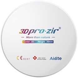 Aidite 3D Pro Zirconia 95x20mm A3