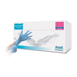 Ansell Gloves - Microtouch Nitratex - Nitrile - Non-Sterile - Powder Free - Small, 100-Pack