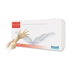 Gloves SENSICLEAN II Latex Powder Free Medium x 100