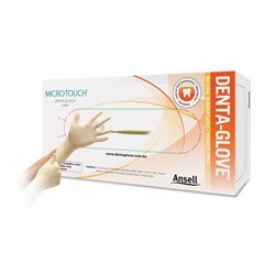 Gloves MICROTOUCH DentaGlove Latex Powder Free Small x 100