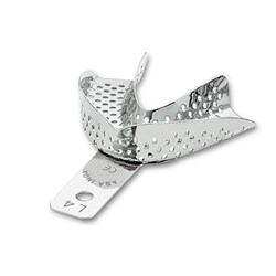 ASA Dental Stainless Steel Impression Tray - Perforated - Lower - Size 4