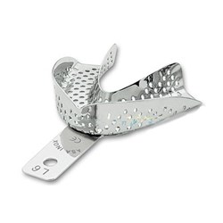 ASA Dental Stainless Steel Impression Tray - Perforated - Lower - Size 6