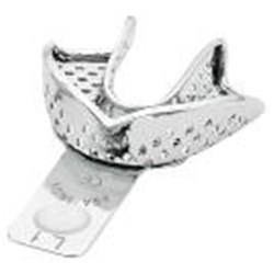 ASA Dental Stainless Steel Impression Tray - Perma Lock - Lower - Size 1