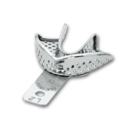 ASA Dental Stainless Steel Impression Tray - Perma Lock - Lower - Size 2