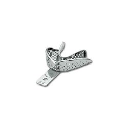 ASA Dental Stainless Steel Impression Tray - Perma Lock - Lower - Size 5