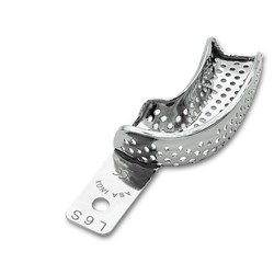 ASA Dental Stainless Steel Impression Tray - Partial Right - Size 6
