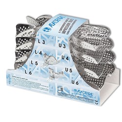 ASA Dental Stainless Steel Impression Tray - Perforated - No Rim, 8-Pack