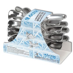 ASA Dental Stainless Steel Impression Tray - Solid Edentulous, 8-Pack