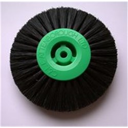 Attenborough Lathe Brush - 3 Row Converged - Black Bristle - 73mm, 1-Pack