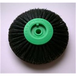 Attenborough Lathe Brush - 4 Row Converged - Stiff - Black Bristle - 82mm, 1-Pack