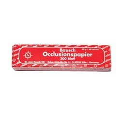 Bausch Articulating Paper - BK10 - Red - 40u, 200-Pack