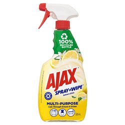 Ajax Spray n'Wipe Lemon Citrus Antibac 500ml Trigger Pk- 8